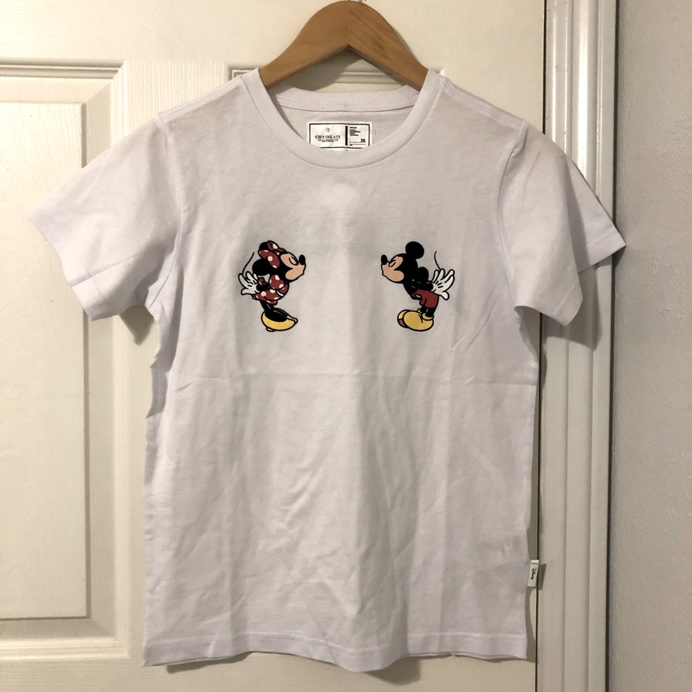 Chocoolate Mickey Mouse Short Sleeve Top